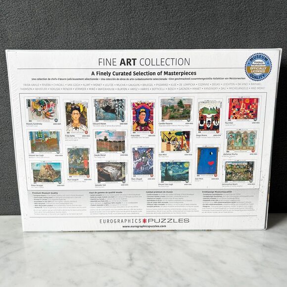 The Four Seasons Art Nouveau Alphonse Mucha Eurographics Puzzle-1000 Pieces NEW - Picture 3 of 7